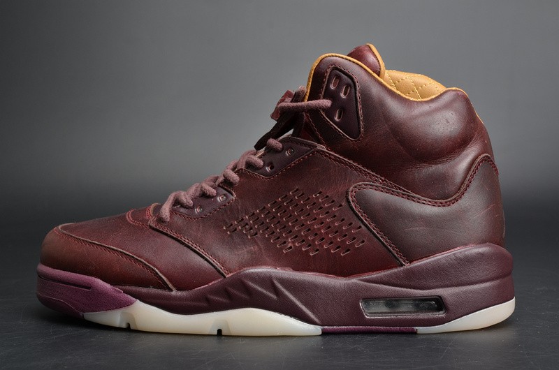 Air Jordan 5 Premium “Bordeaux”  mens 881432-612