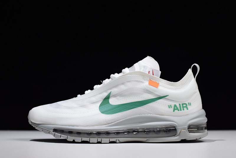 Off White X Air Max 97 white-mint green AJ4585 101