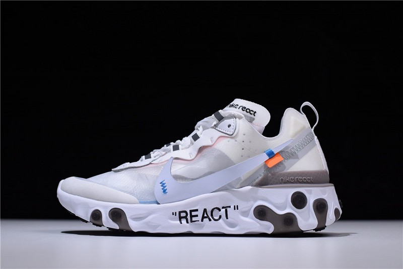 Off White x Nike Upcoming React Element 87 AQ0068-100