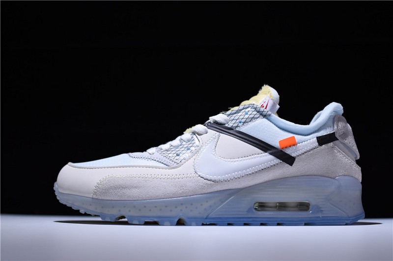 OFF-WHITE x Nike Air Max 90 Sail Muslin Virgil Abloh AA7293-100