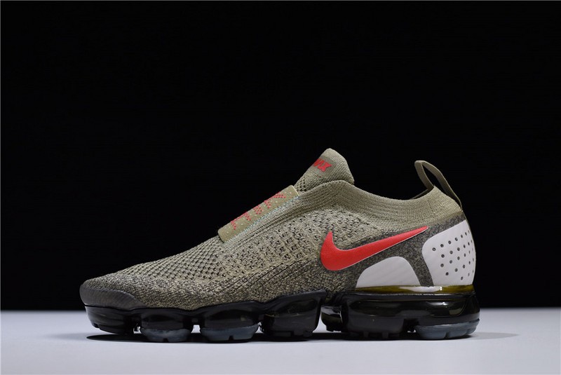 Nike VaporMax FK Moc 2 Natural Olive Habanero Red Air Vapor Max AH7006-200