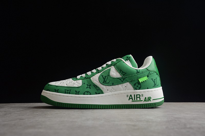 NIKE LOW AIR FORCE 1 X LV green white