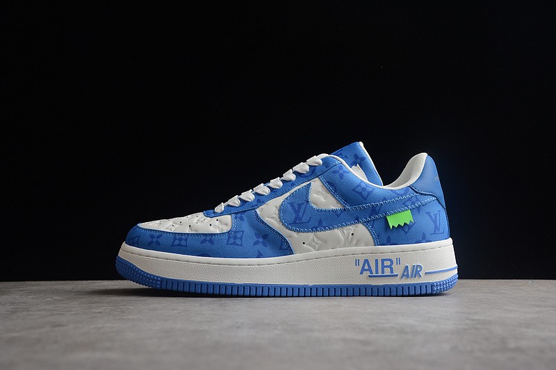 NIKE LOW AIR FORCE 1 X LV bule white