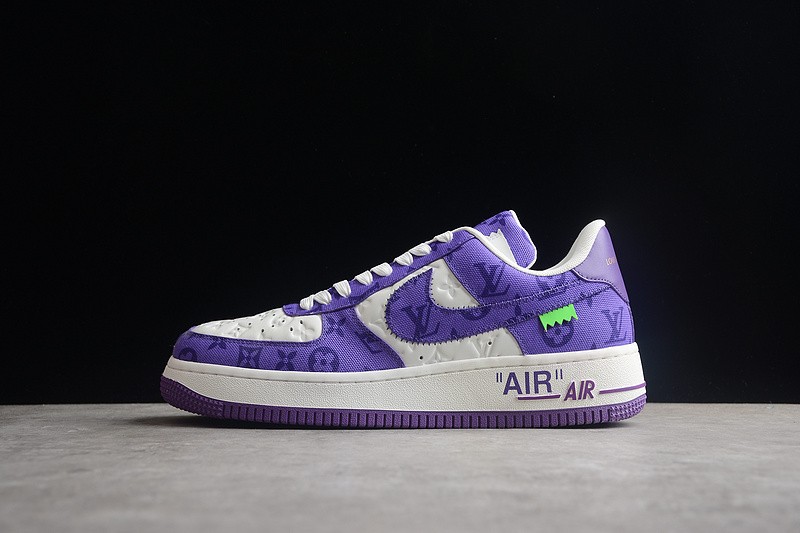 NIKE LOW AIR FORCE 1 X LV purple white