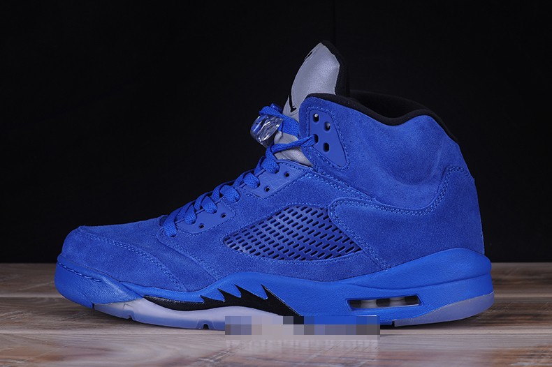 Air Jordan 5 Retro "blue Suede" 136027-401