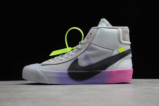 Nike Blazer Mid Off-White Wolf Grey Serena "Queen"  AA3832-002