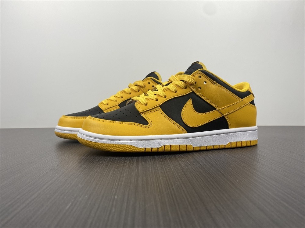 Nike Dunk Low Iowa Black Goldenrod White DD1391-004