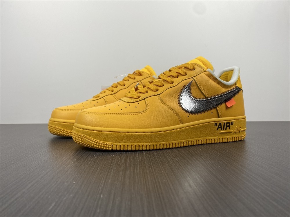 Off-White x Nike Air Force 1 Low “University Gold”  DD1876-700