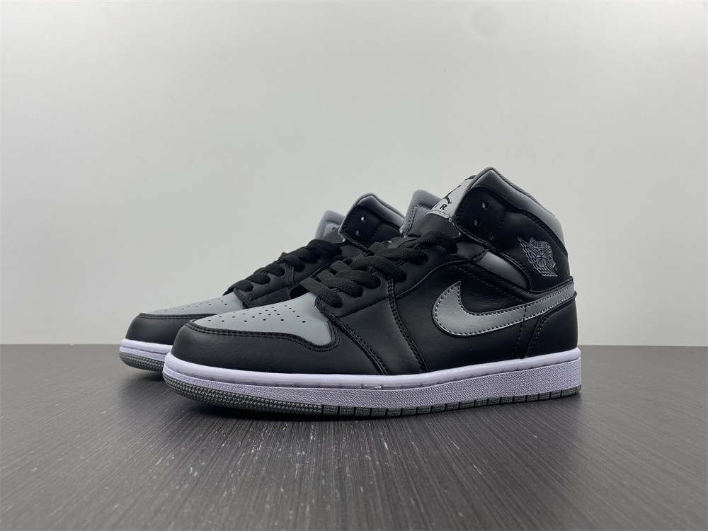 Air Jordan 1 Mid WMNS "Black/Grey" BQ6472-007