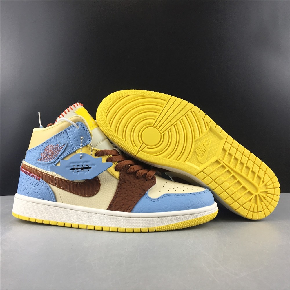 Air Jordan 1 Mid Se Fearless Maison Chateau Rouge CU2803-200