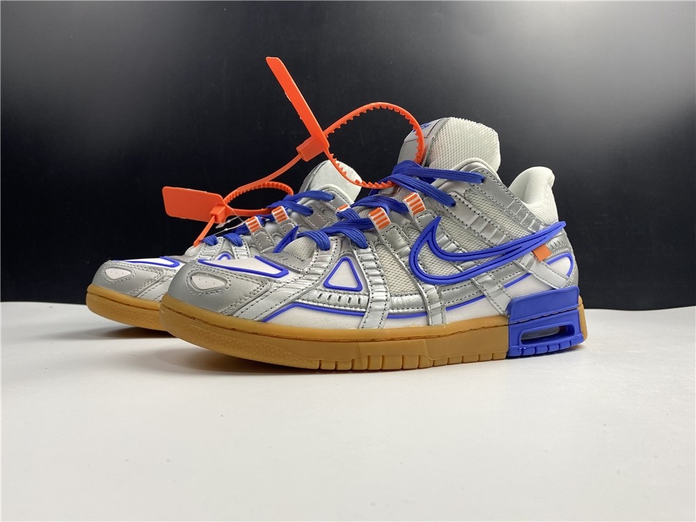 OFF-WHITE x Nike Air Rubber Dunk “University Blue” CU6015-100