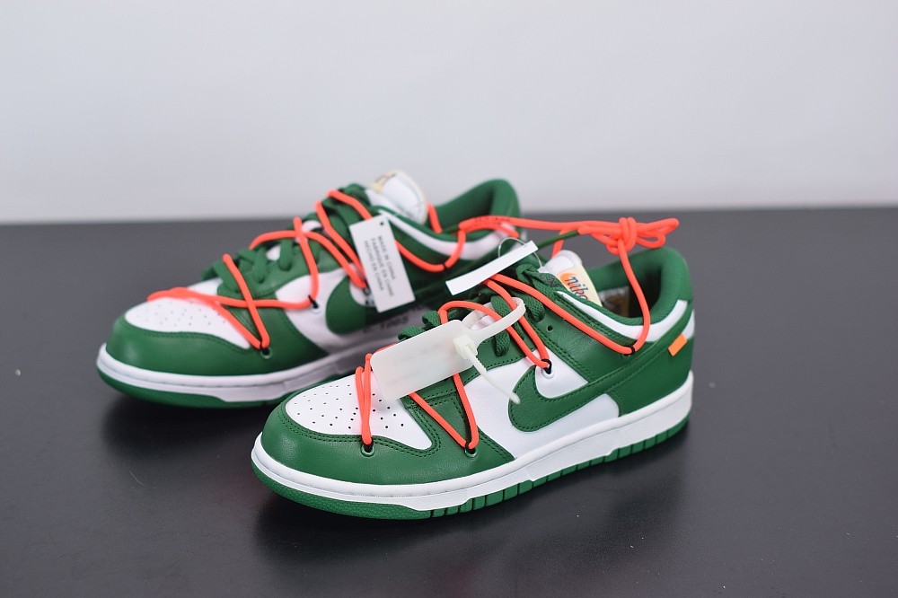 OFF-WHITE x Nike Dunk Low  green white CT0856-100