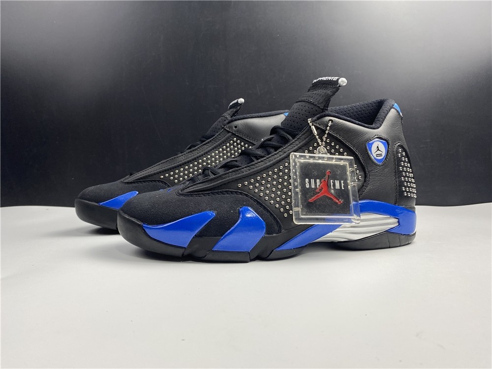 S*p*e Air Jordan 14 Black Varsity Royal BV7630-004