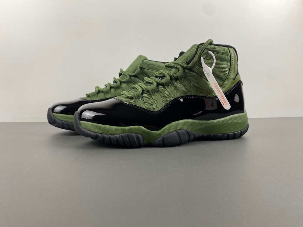 Air Jordan 11 Retro ARMY GREEN BLACK CT8012-300