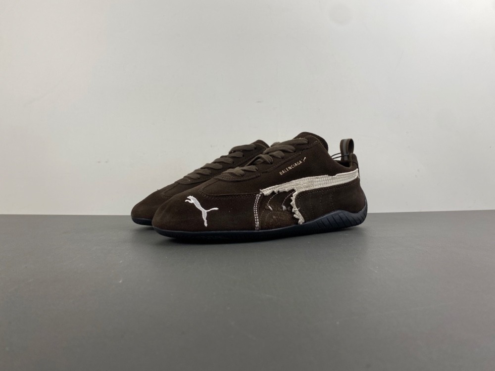 PUMA x Ba*len*cia*ga x Speedcat Suede 'Brown White' 847146-WSDSD-2910