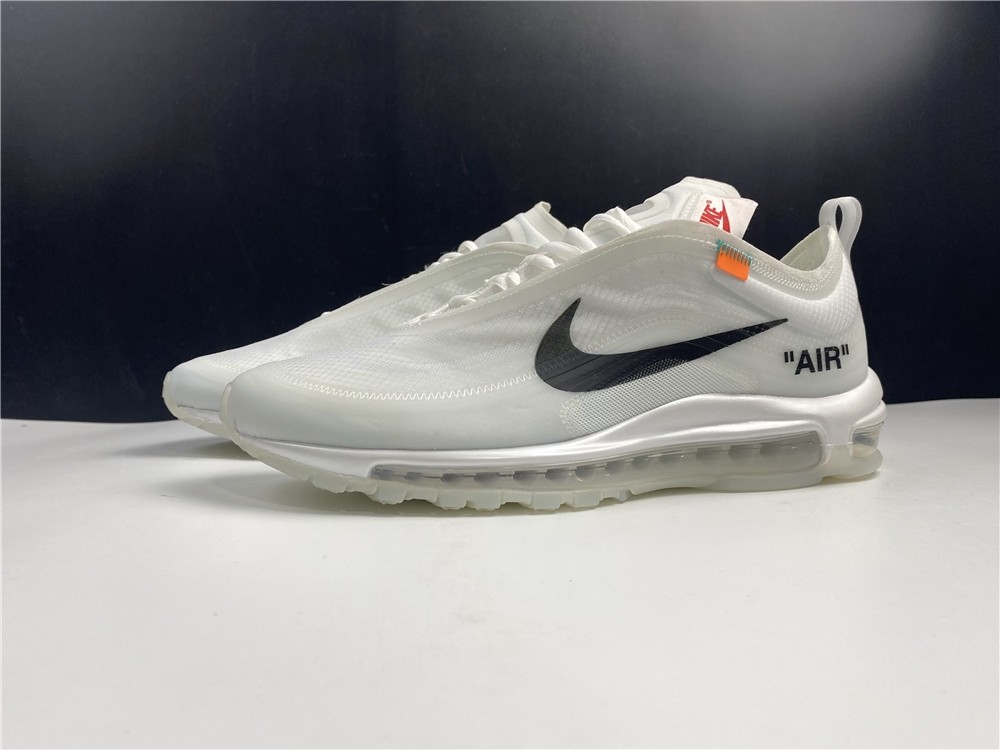 Off White X Air Max 97 The Ten White Cone Ice Blue AJ4585-100