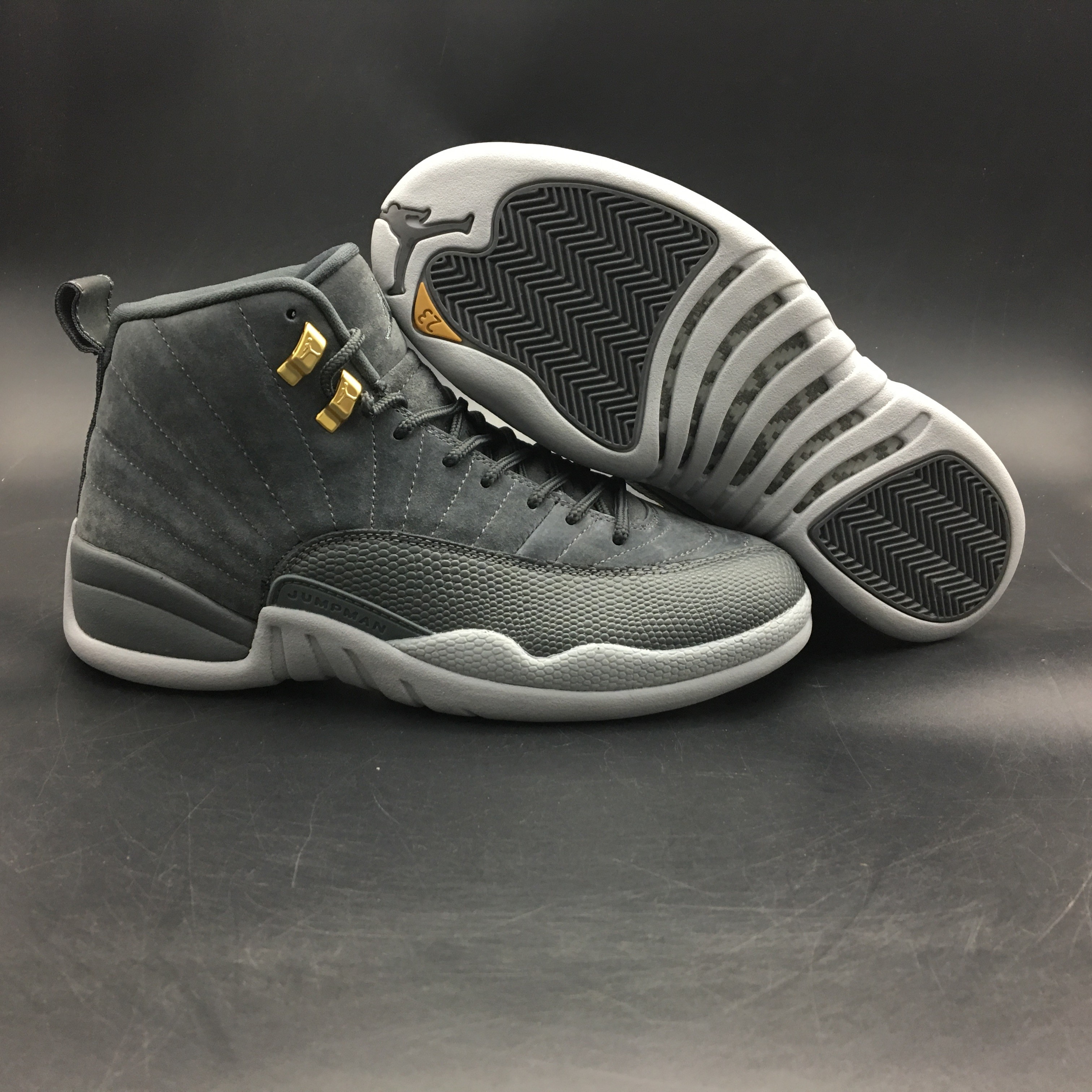 AIR JORDAN 12 RETRO "DARK GREY" 130690-005