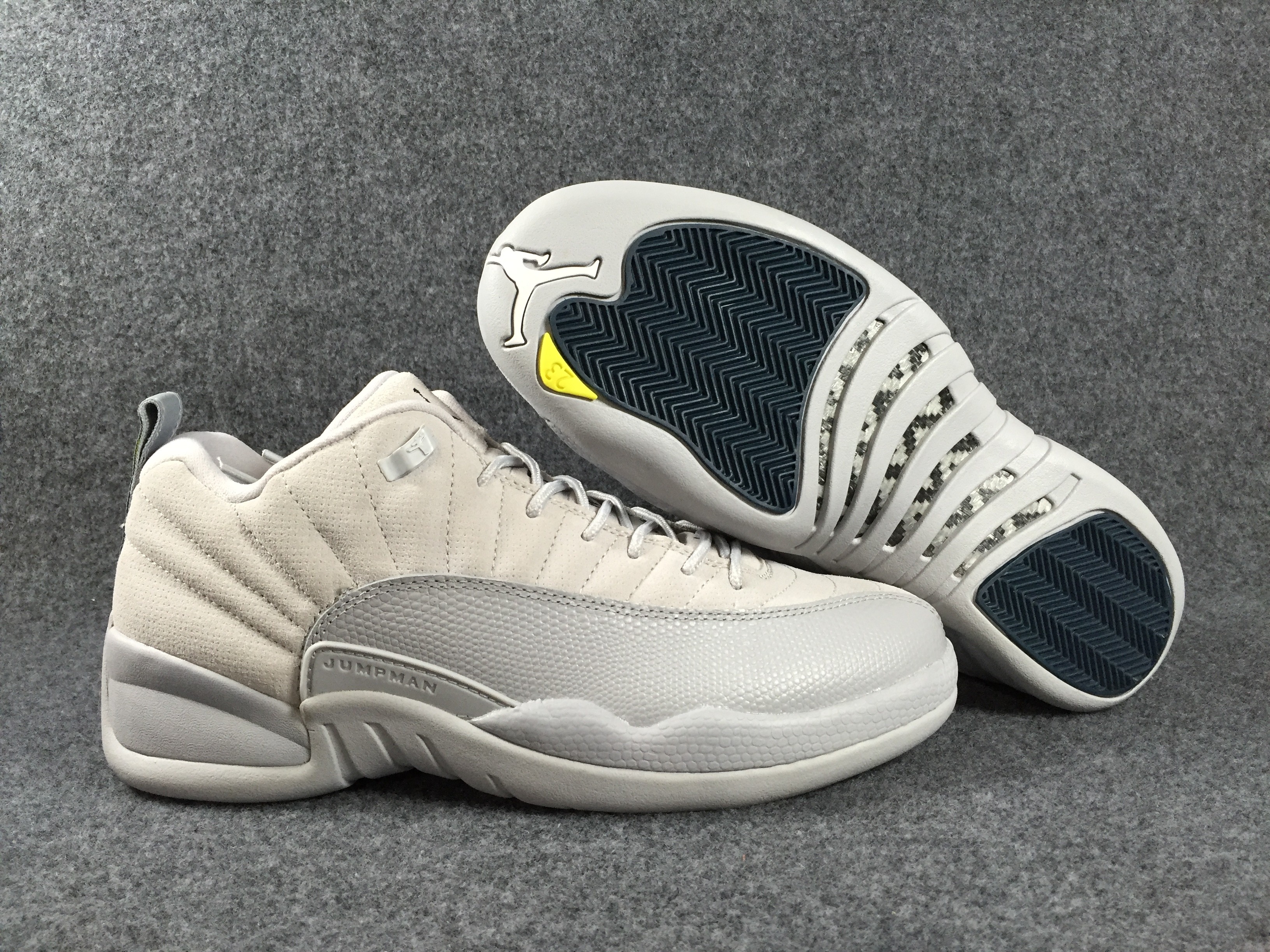 Jordan 12 Low Grey Suede 308317-002